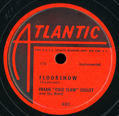 Frank Culley & His Band : The Snap / Floorshow (Shellac, 10")