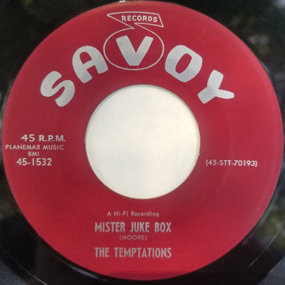The Temptations (5) : Mad At Love / Mister Juke Box (7", Single)