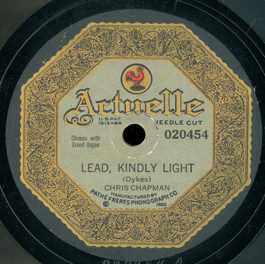 Chris Chapman (3) : Lead, Kindly Light / Nearer, My God To Thee (Shellac, 10")