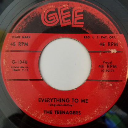 The Teenagers : Everything To Me (7", Single)