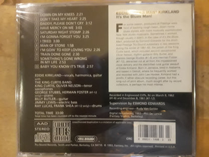 Eddie "Bluesman" Kirkland* : It's The Blues Man! (CD, Album, Club, RE)