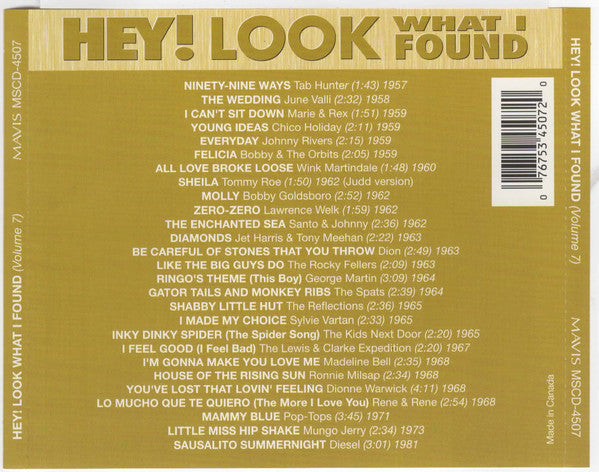 Various : Hey ! Look What I Found Volume 7 (CD, Comp)