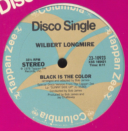 Wilbert Longmire : Love's Holiday / Black Is The Color (12")