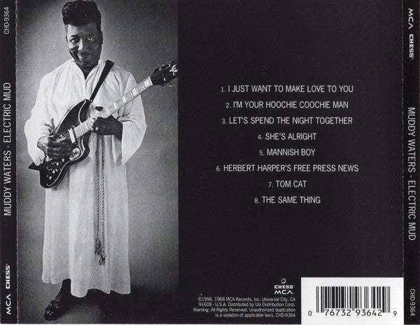 Muddy Waters : Electric Mud (CD, Album, RE, RM)