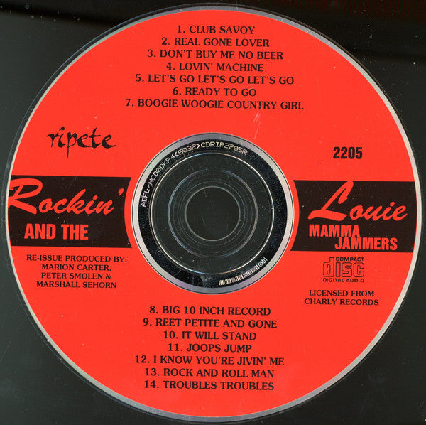 Rockin' Louie And The Mamma Jammers : It Will Stand (CD, Album, RE)