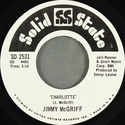 Jimmy McGriff : A Thing To Come By (7", Single, Styrene)