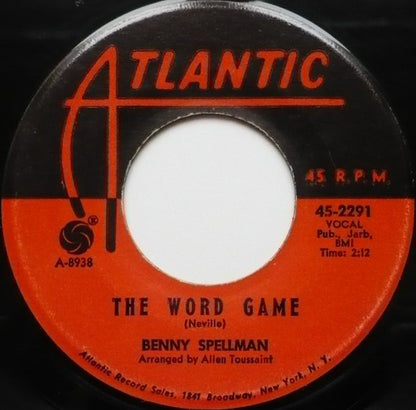 Benny Spellman : The Word Game (7")