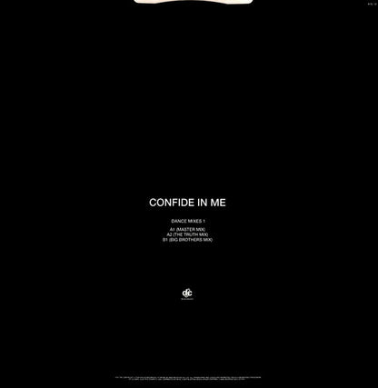 Kylie Minogue : Confide In Me (Dance Mixes 1) (12", Promo)