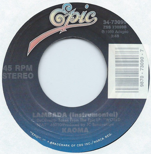 Kaoma : Lambada (7", Single, Styrene)