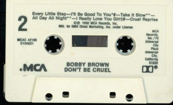 Bobby Brown : Don't Be Cruel (Cass, Album, Club, BMG)