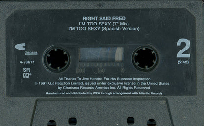 Right Said Fred : I'm Too Sexy (Cass, Single, SR)