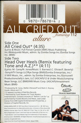 Allure (3) Featuring 112 : All Cried Out (Cass, Single)