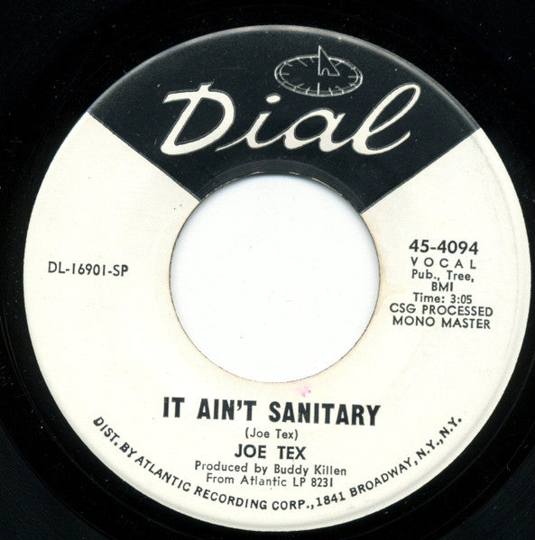 Joe Tex : We Can't Sit Down Now (7", Mono, Promo, SP )