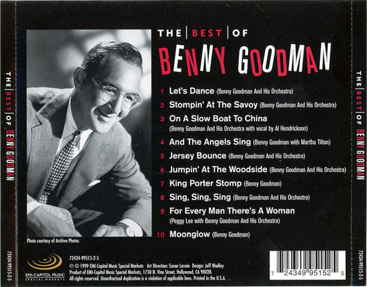 Benny Goodman : The Best Of (CD, Comp)