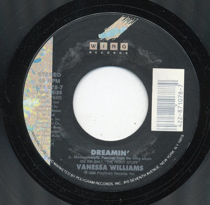 Vanessa Williams : Dreamin' (7", Single, Styrene)