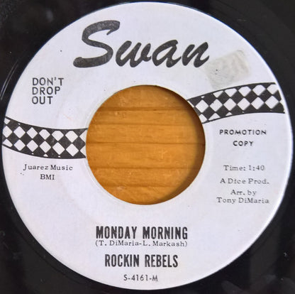 The Rockin' Rebels : Monday Morning (7", Single, Promo)