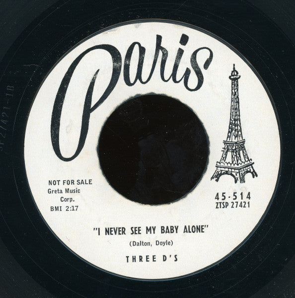 The Three D's : Jumpin Jack (7", Promo, Styrene)