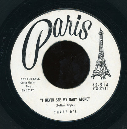 The Three D's : Jumpin Jack (7", Promo, Styrene)