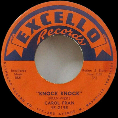 Carol Fran : Knock Knock (7")
