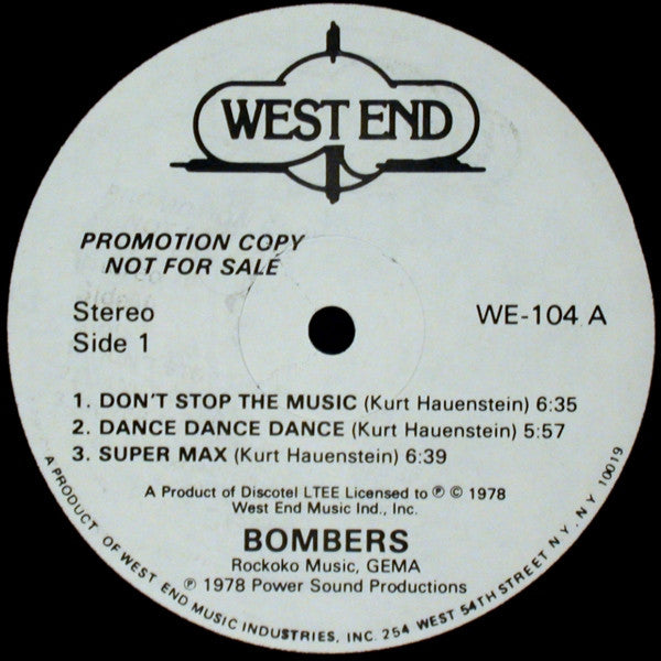 Bombers : Bombers (LP, Album, Promo)