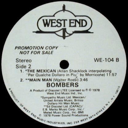 Bombers : Bombers (LP, Album, Promo)