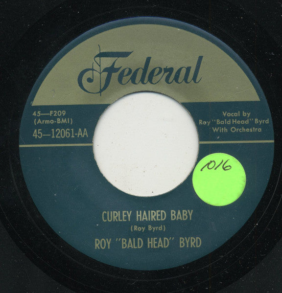 Henry Roeland Byrd : K. C. Blues / Curley Haired Baby (7", RE)