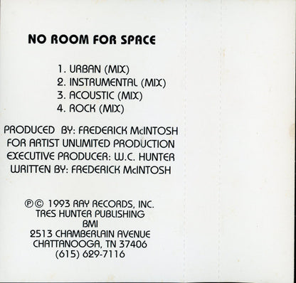 Flynn Pickens : No Room For Space (Cass, Single)
