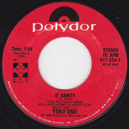 John Lennon : Nobody Told Me (7", Single, Styrene, 19 )