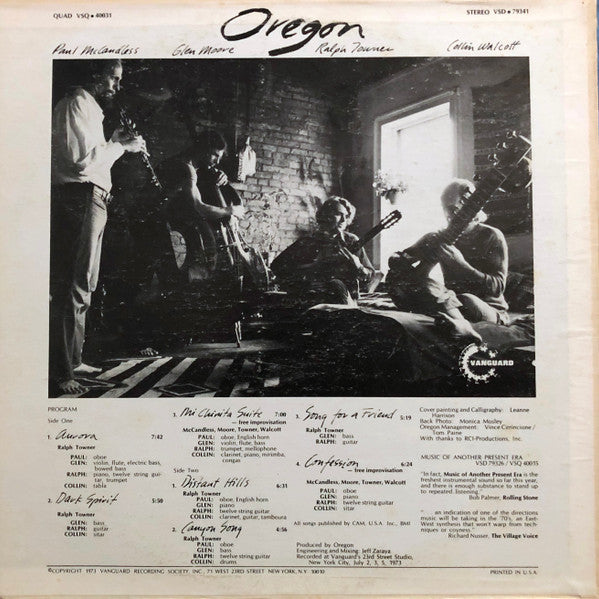 Oregon : Distant Hills (LP, Album, RE, Pit)