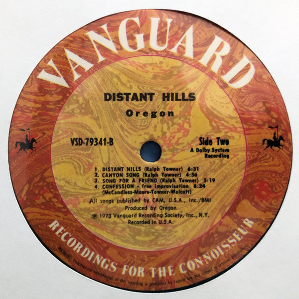 Oregon : Distant Hills (LP, Album, RE, Pit)
