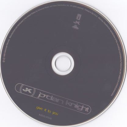 Jordan Knight : Give It To You (CD, Single)