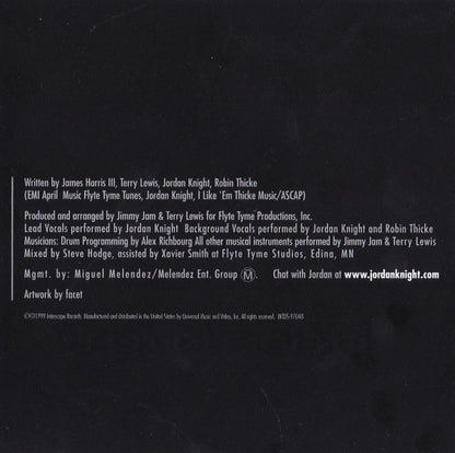 Jordan Knight : Give It To You (CD, Single)