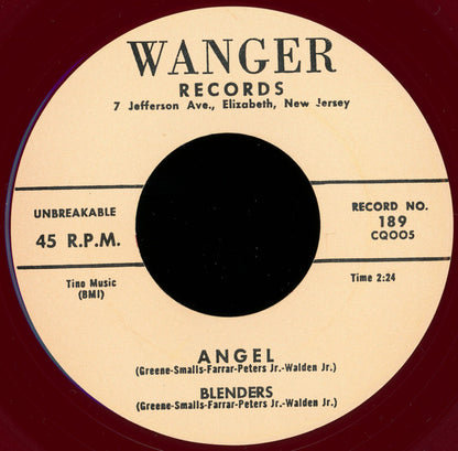 Blenders (4) : Angel (7", Unofficial, Red)