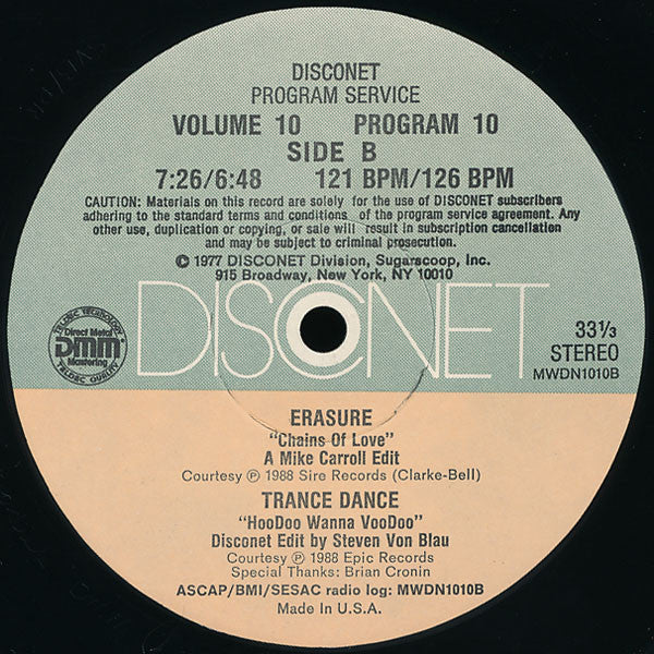 Various : Volume 10 Program 10 (2x12", P/Mixed)