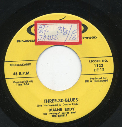 Duane Eddy And The Rebels : Yep! / Three-30-Blues (7", Single)
