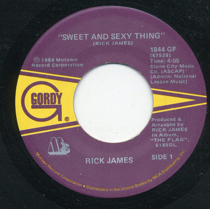 Rick James : Sweet And Sexy Thing (7", Single)