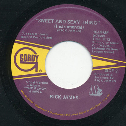 Rick James : Sweet And Sexy Thing (7", Single)