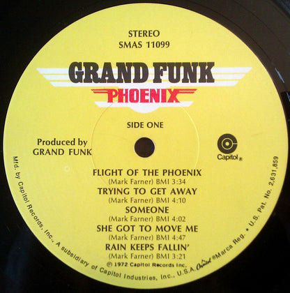 Grand Funk Railroad : Phoenix (LP, Album,  Sc)