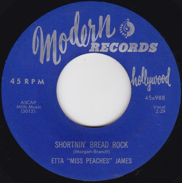 Etta James : Shortnin' Bread Rock / Tears Of Joy (7")