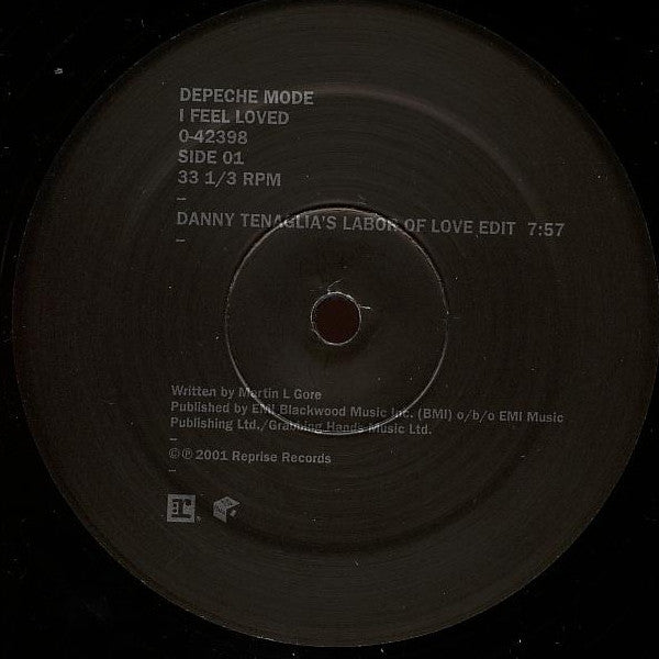 Depeche Mode : I Feel Loved (2x12", Single)