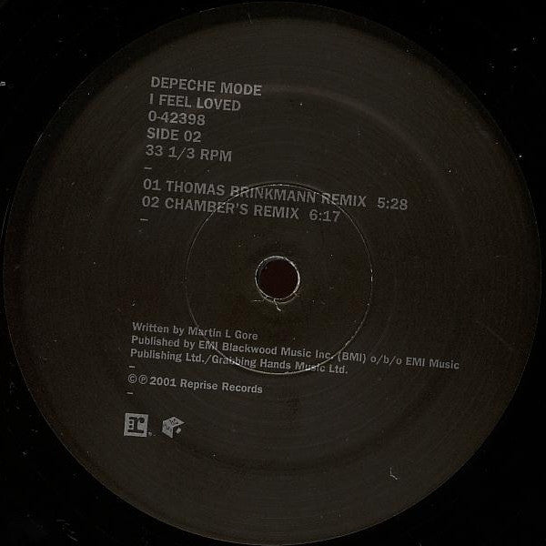 Depeche Mode : I Feel Loved (2x12", Single)