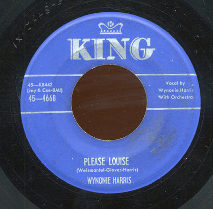 Wynonie Harris : Please Louise / Nearer My Love To Thee (7")