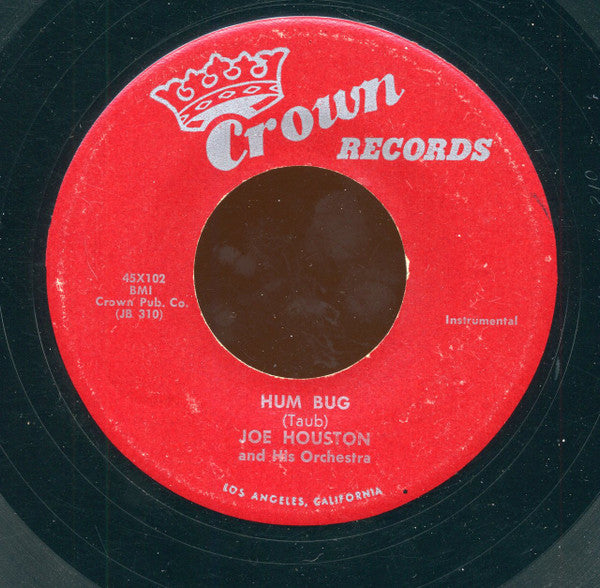 Joe Houston & Orchestra : Hum Bug / There Is No Greater Love (7")