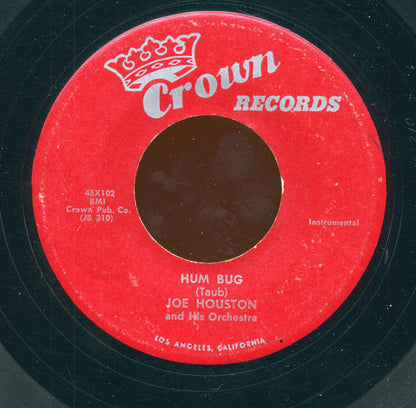 Joe Houston & Orchestra : Hum Bug / There Is No Greater Love (7")
