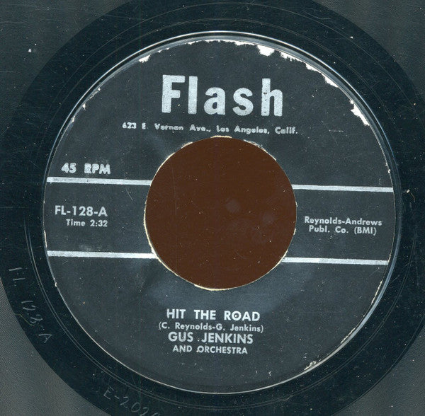 Gus Jenkins Orchestra : Hit The Road / Road Runner (7", Styrene)