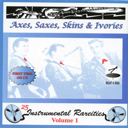 Various : Axes, Saxes, Skins & Ivories Volume 1 (CD, Comp)