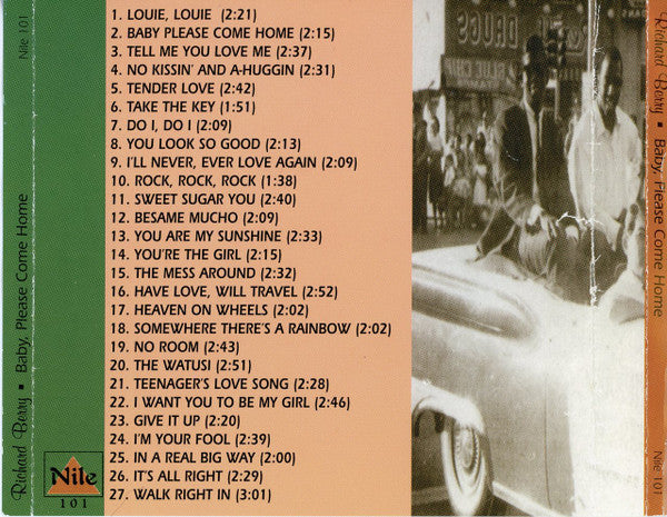 Richard Berry : Baby, Please Come Home (CD, Comp)