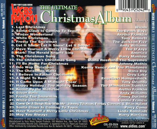 Various : WCBS FM101.1 The Ultimate Christmas Album Volume 6 (CD, Comp)