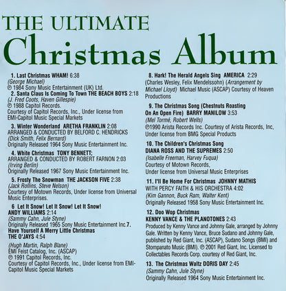 Various : WCBS FM101.1 The Ultimate Christmas Album Volume 6 (CD, Comp)