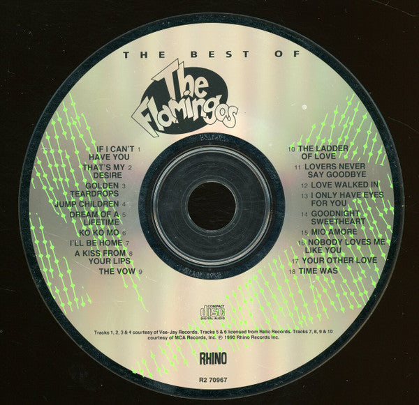 The Flamingos : The Best Of The Flamingos (CD, Comp)